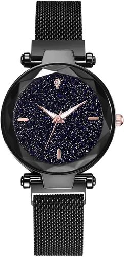 Vista 10 de MASTOP Relojes de Lujo para Mujeres Relojes Analógicos de Cuarzo Reloj Pulsera Reloj Banda de Malla Impermeable Relojes de Pulsera para Damas A