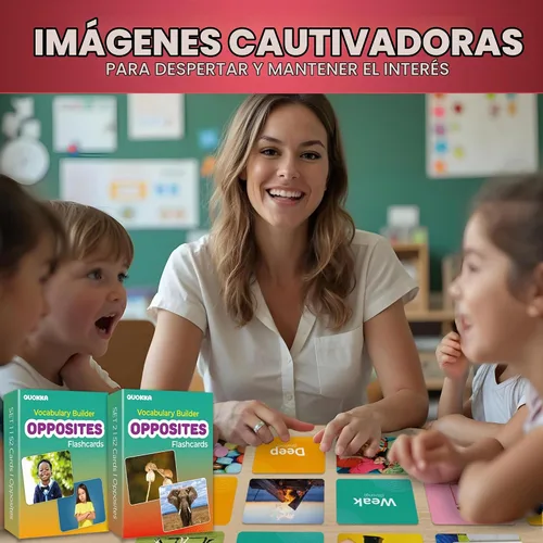 Vista 6 de Tarjetas didácticas de constructor de vocabulario para niños de 4 a 8 años