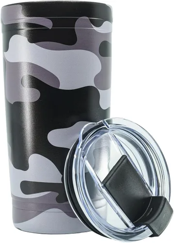 Vista 11 de Military Gift Shop - Vaso de 20 onzas de la Fuerza Aérea, taza de café de acero inoxidable de doble pared con tapa Regalos de la Fuerza Aérea