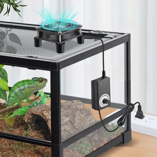 Vista 3 de Wathai Ventilador pequeño de 80 mm para computadora con enchufe de CA, ventilador de 110 V 120 V 220 V 240 V con solución de enfriamiento mejorado