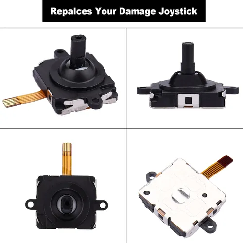 Vista 3 de IKPEK 4 piezas de repuesto para control Oculus Quest 2, kit de reparación analógico de palanca de pulgar para Oculus Quest 2 accesorios
