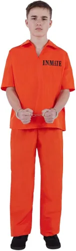 Vista 3 de Party Expert disfraz de recluso niños