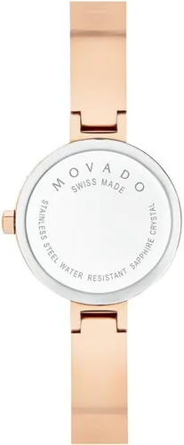 Vista 3 de Movado Novella Mop Dial Acero inoxidable Ladies Watch 0607112