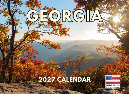 Vista 148 de Calendario de Alabama 2026 para pared, 12 meses, mensual, recuerdos escénicos de AL Hecho en Estados Unidos