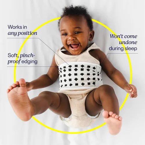 Vista 2 de Nanit Breathing Wear Band - 100% Cotton, Works with Nanit Pro Baby Monitor to Track Breathing Motion Sensor-Free