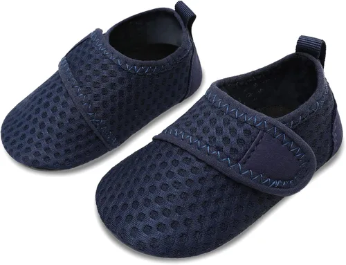 Vista 2 de L-RUN Zapatos de agua para bebés, zapatos de natación para playa, natación, piscina, zapatos de natación para bebés