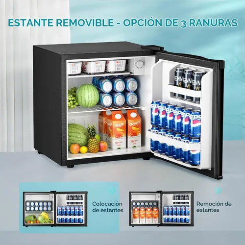 Vista 4 de EUHOMY Mini refrigerador de 1.7 pies cúbicos, refrigerador compacto