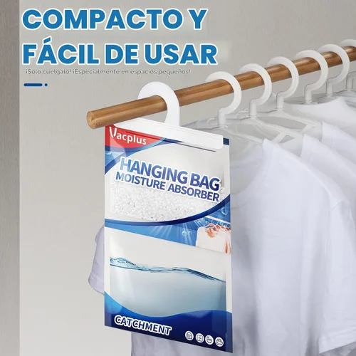 Vista 4 de Vacplus Absorbedor de humedad, 14 onzas colgantes, fuerte absorción, sin