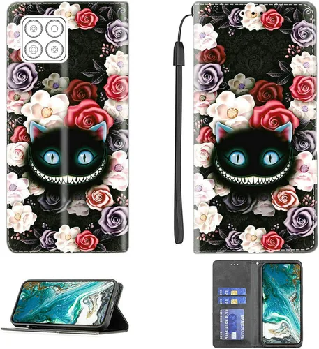 Vista 133 de jioeuinly ATT Motivate 2 - Funda compatible con ATT Motivate 2, funda con soporte abatible y cierre magnético DJS