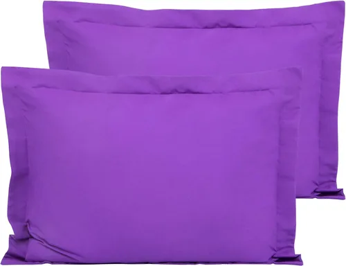 Vista 40 de FLXXIE Juego de 2 fundas de almohada estándar de microfibra, resistentes a la decoloración, a las arrugas y al encogimiento, fundas de almohada