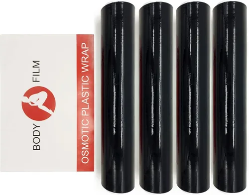 Vista 5 de 4 rollos de película negra de plástico osmótico prémium de 196.9 ft