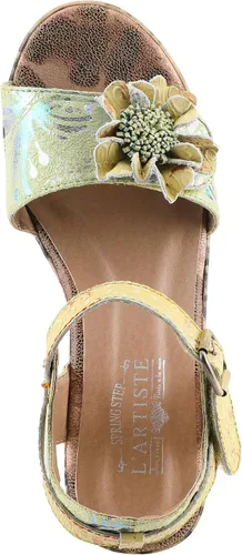 Vista 4 de Spring Step L'Artiste Sandalia Wildcat con correa corta para mujer