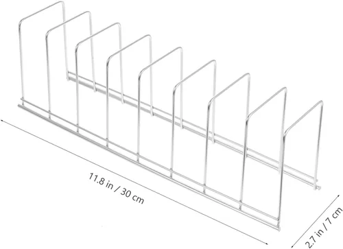 Vista 3 de Soporte para tapa de olla, soporte para tapa de olla, estante de almacenamiento compacto para encimera para cocina