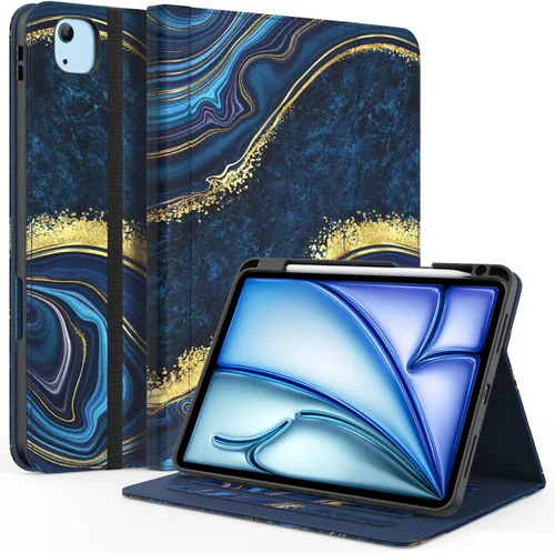 Vista 43 de Zonefoker Fundas para iPad de 6ª generación 2018/2017, iPad Air 2 2014 #02 Mármol Rosa