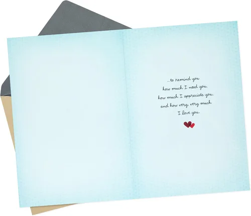 Vista 2 de Hallmark Tarjeta de aniversario (Just A Little Love Note...)