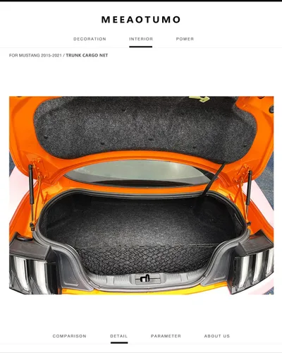 Vista 4 de Accesorios de red de carga para maletero para Ford Mustang 2015-2025