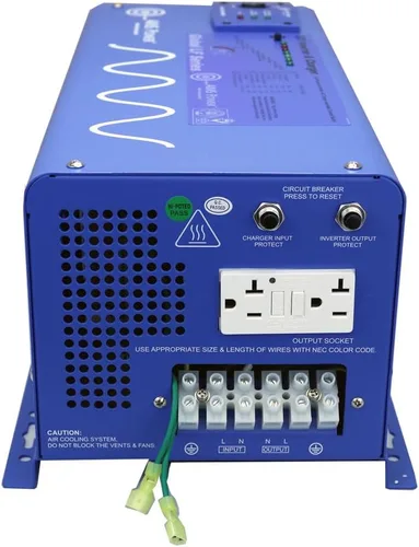 Vista 4 de AIMS Potencia 24 V Cargador Inversor Sinusoidal puro