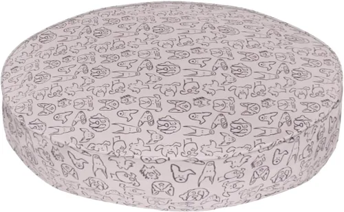 Vista 32 de Molly Mutt Pequeña Funda para Cama de Perro, Amarillo por la Mañana, Verde Oliva y Azul Claro