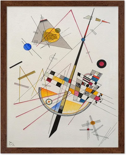 Vista 38 de Poster Master Póster vintage Wassily Kadinsky – Impresión retro delicada de tensión – Arte de formas geométricas – Arte abstracto – Arte moderno