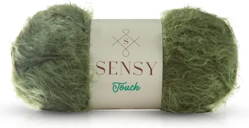 Vista 36 de Sensy Touch - Ovillo de lana, 3.5 onzas, 268 yardas, calibre 3 claro (blanco)