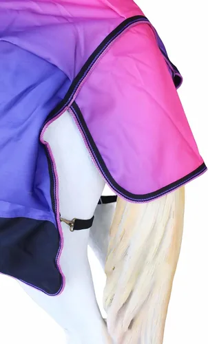 Vista 6 de Challenger Manta ligera 393B del invierno de la luz de la hoja del caballo de la lluvia de la prenda impermeable de la participación 1