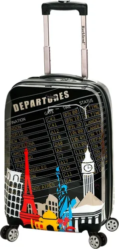Vista 6 de Rockland Departure Hardside Spinner Wheel Equipaje, juego de 2 piezas (2028), SALIDA, Maleta giratoria extensible Melbourne Hardside