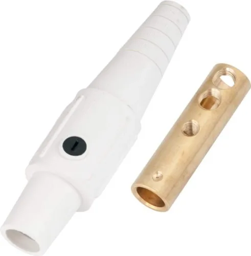Vista 5 de Marinco CLS20FB-A CLS tipo Cam, serie 16 en línea, conector de un solo pin, 400 amperios, 600 voltios, #2-2/0 AWG, hembra - negro (A)