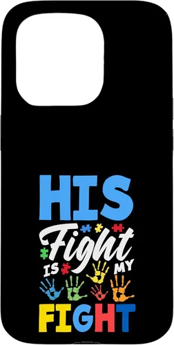 Vista 20 de His Fight is My Fight Autism Awareness Case for iPhone Air