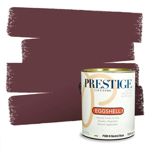 Vista 37 de Prestige Paints Pintura exterior e imprimación en uno, 1 galón, plano, coincidencia comparable de Valspar* Amber Rose*