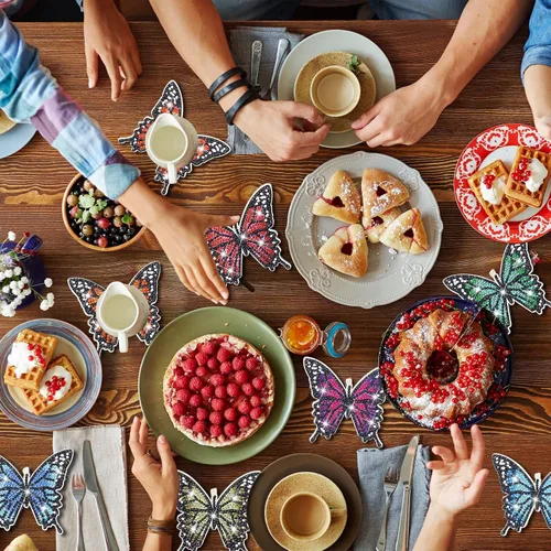 Vista 5 de Kit de 10 posavasos de pintura de diamantes de mariposa con soporte para principiantes, adultos y niños, suministros de arte de primavera para regalo