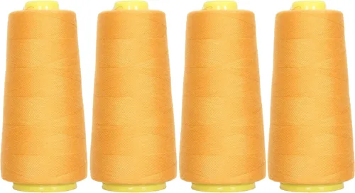 Vista 85 de Threadart Hilo Serger - Costura Poliéster - 2750 Yard Cono 40/2 - Aguamarina Polyester serger thread for overlock sewing, seams and garment