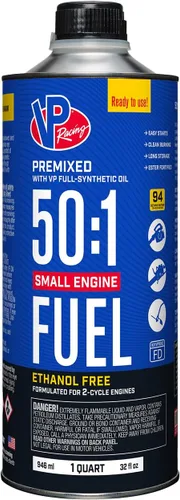 Vista 6 de VP Combustibles pequeño motor 6238 sin etanol 50:1 2 ciclos gas + aceite – 1 cuarto, paquete de 8