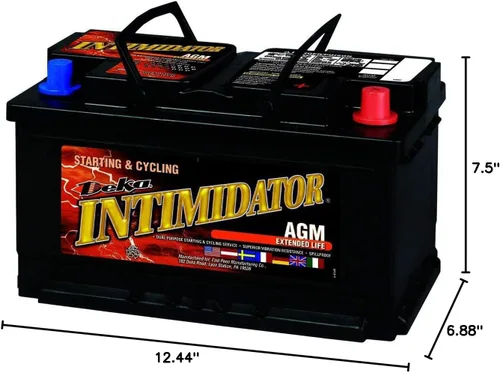 Vista 2 de Batería Deka 9A94R AGM Intimidator