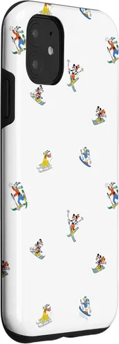 Vista 3 de iPhone 11 Disney Mickey & Pals - Funda para vacaciones de esquí de invierno