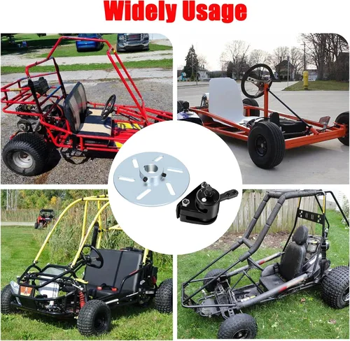 Vista 8 de GREHUA Kit de Frenos para Go Kart Compatible con Yerf-Dog Manco 9598 9597 ASW Bristers Airheart MB-1, Pinza de Freno de Disco Mecánica con Soporte