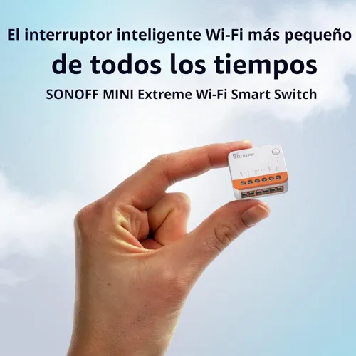 Vista 2 de SONOFF MINIR4 10A Interruptor de luz inteligente WiFi extremo inalámbrico, módulo universal DIY para solución de automatización del hogar
