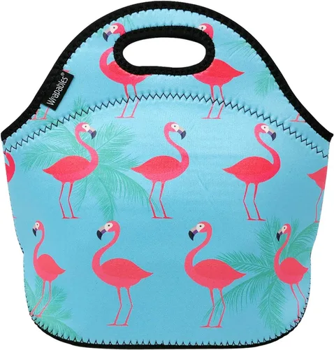 Vista 21 de Wrapables® Bolsa de almuerzo de neopreno aislada, plátanos