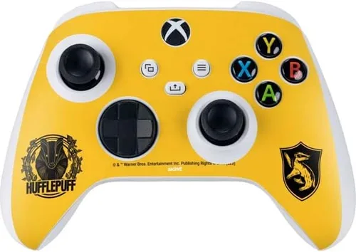 Vista 12 de Skinit Calcomanía para juegos compatible con el controlador Xbox Series S – Diseño oficial de Wizarding Worlds Harry Potter Deathly Hallows Symbol