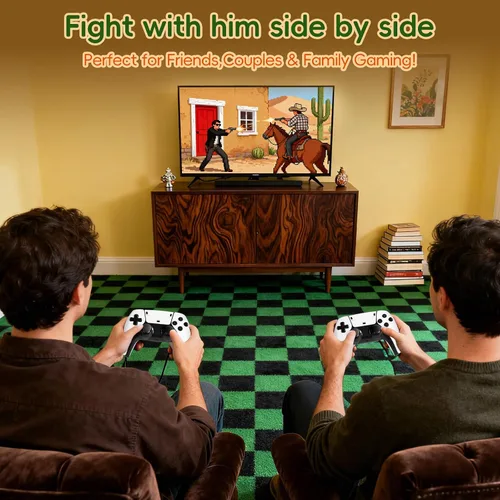 Vista 6 de 2025 Upgraded Retro Gaming Console Stick Pro, Video Games Console with 4K HDMI, Built-in 23 Classic Game Emulators, 20000+ Games - Video Game with