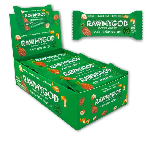 Vista 27 de RAWMYGOD Barras de Frutas y Nueces, Sin Gluten, Veganas, Sin Azúcar Añadida