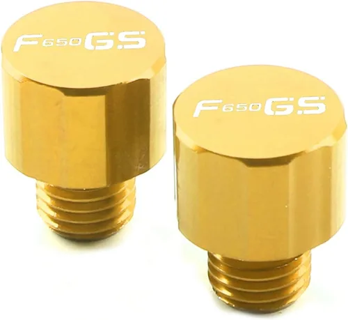 Vista 3 de Tornillos de aluminio CNC de retrovisión lateral para BMW F650gs para F 650 Gs 2001-2012 (color : 1)