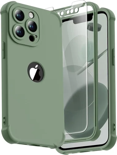 Vista 96 de ORETECH Funda para iPhone 11, con [2 protectores de pantalla de vidrio templado] [prueba de caídas de grado militar de 10 pies]