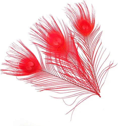 Vista 11 de Shekyeon Centro de mesa de boda de plumas de pavo real teñido de plumas blanqueadas de 10 a 12 pulgadas, paquete de 10 (negro)