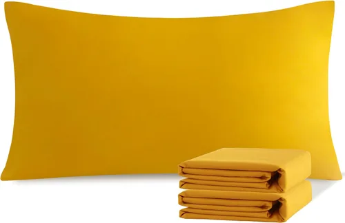 Vista 138 de NTBAY Juego de fundas de almohada estándar, paquete de 2 fundas de almohada de microfibra cepillada de 20 x 26 pulgadas, suaves, sin arrugas Aqua