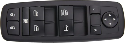 Vista 6 de Interruptor maestro de ventana para Jeep Liberty 2008-2012, Dodge Journey 2009-2010, Dodge Nitro 2008-2012 (luz verde) OE4602632AH