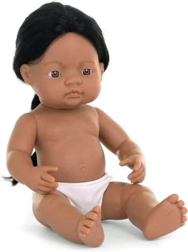 Vista 15 de Muñeca de bebé anatómicamente correcta de 15 pulgadas de Miniland, Chica asiática