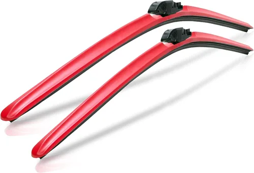 Vista 29 de ClixWipers - Limpiaparabrisas de repuesto de fibra de carbono negra de 14 + 14 pulgadas (juego de 2) para todo tipo de clima, limpiaparabrisas