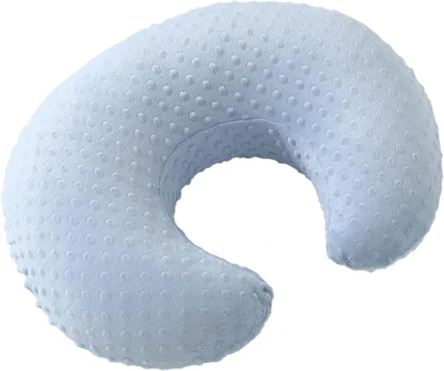 Vista 2 de Funda de almohada de lactancia para bebés, fundas de almohada de lactancia para madres lactantes, ajuste ultra suave, almohadas de lactancia Azul