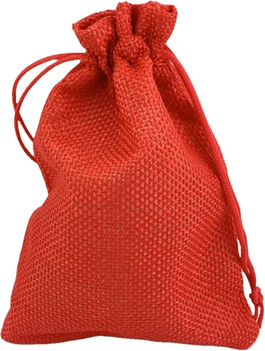 Vista 64 de Palmhomee Paquete de 20 bolsas de regalo de arpillera con cordón, bolsas de joyería de lino, bolsas de yute de boda para joyas y bolsas