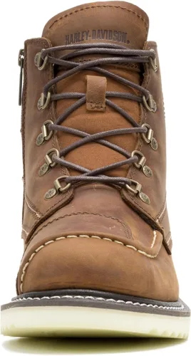 Vista 17 de Harley-Davidson Botas Hagerman de motociclista marrón de 5 pulgadas para hombre
